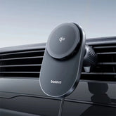 Baseus PrimTrip VC1 Pro Magnetic Wireless Charging Car Mount (QI2 Certified | 15W Fast Charge | Built-in Cooling Fan)